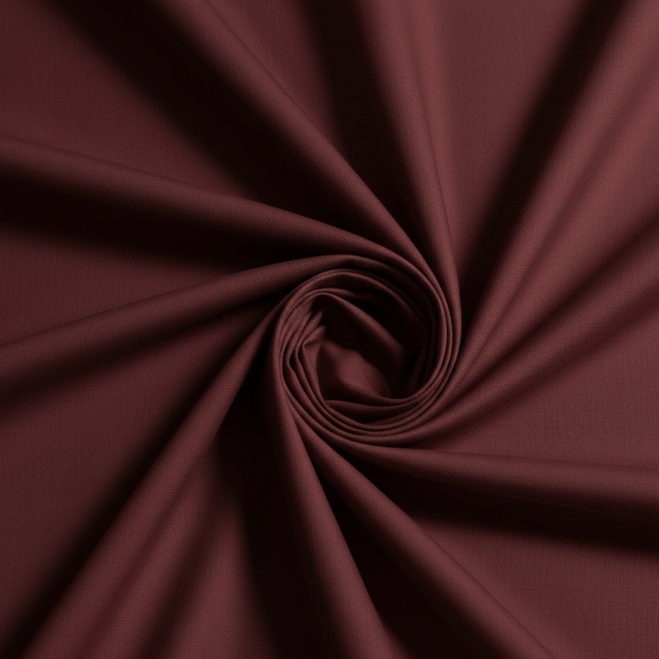 Casual Maroon Cotton Suit